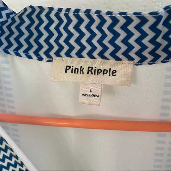 Pink Ripple Dress size L - Picture 3 of 6